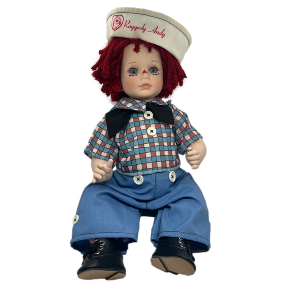 My Best Friends Raggedy Andy 16” Porcelain Doll by Susan Wakeen-Simon & Schuster